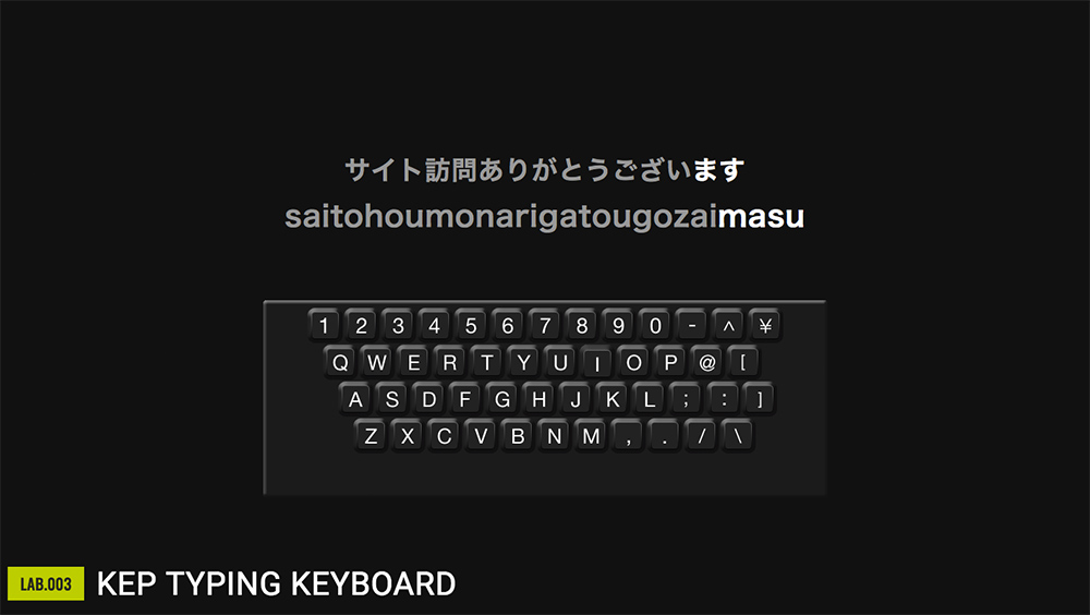 画像:KEP TYPING KEYBOARD